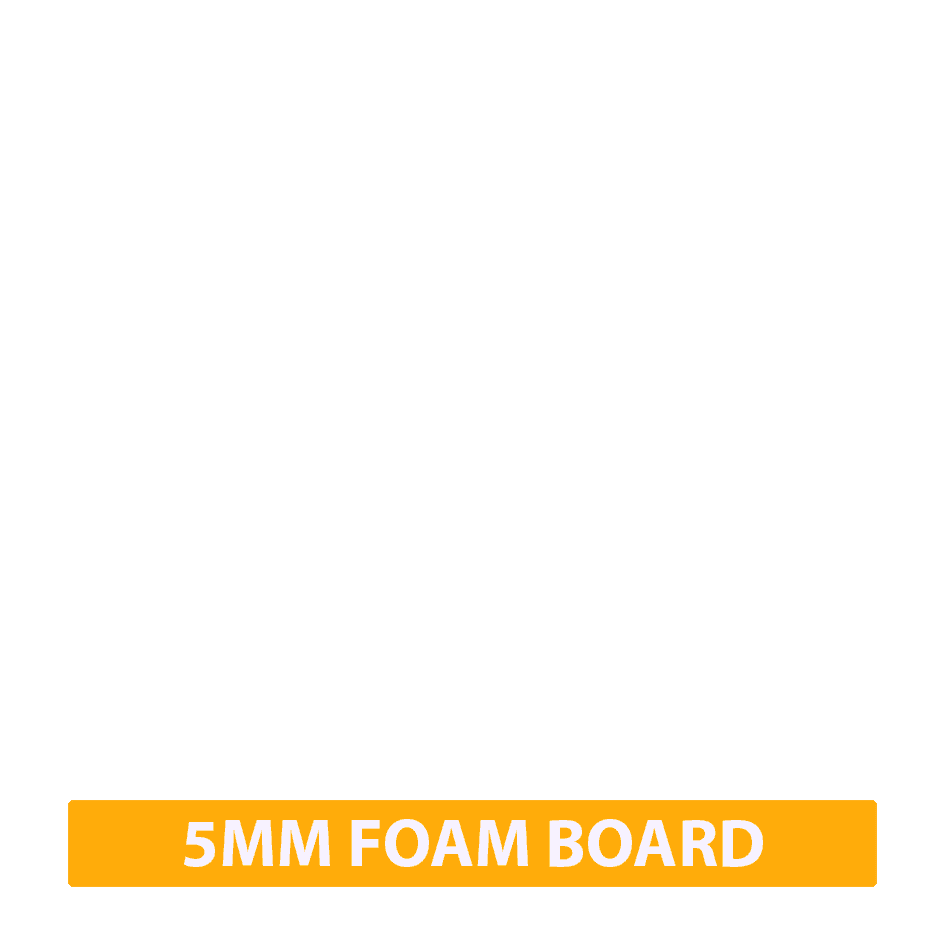 Upload Your Own Charity Cheque - 5mm Foam-board